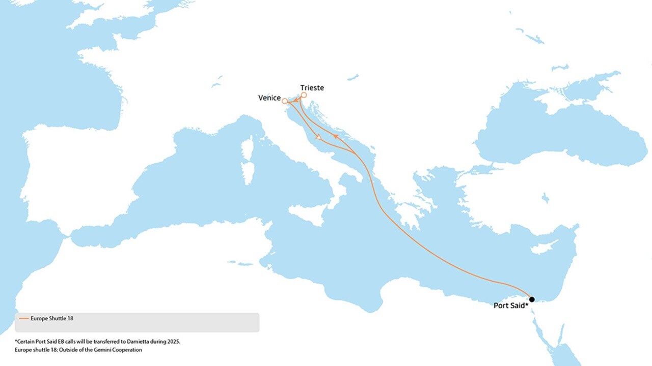 Mediterranean shuttle cluster 2