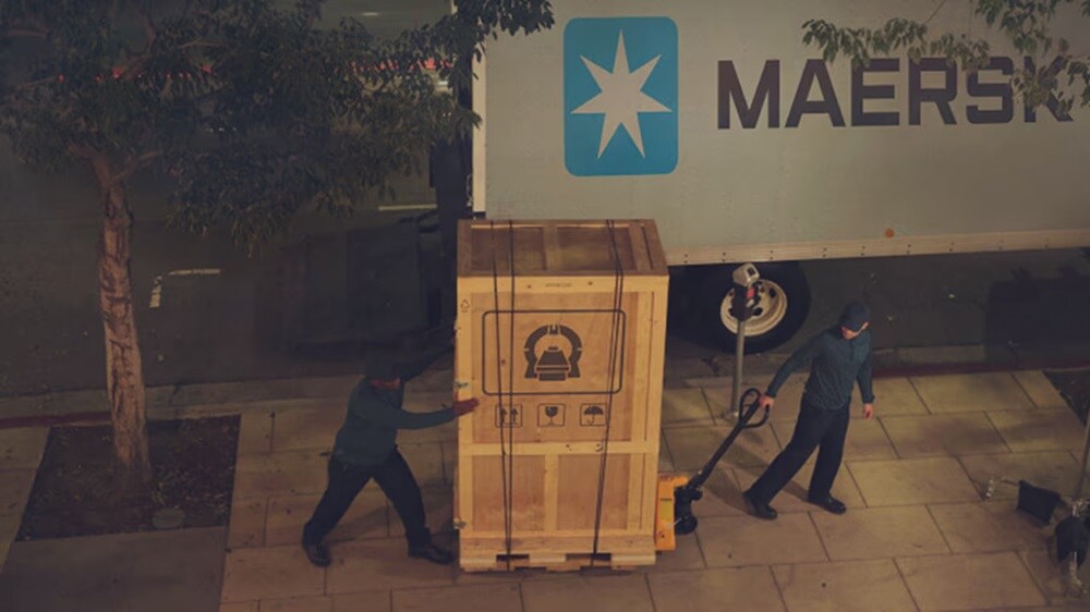 Loading Maersk Truck