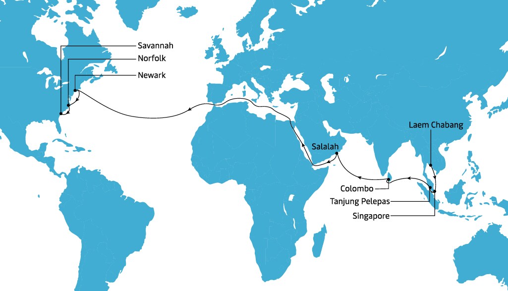 TP11 Eastbound map