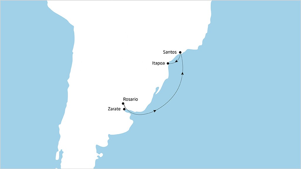 UGA - Parana River Feeder - Northbound