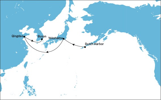 TP Alaska Westbound Map