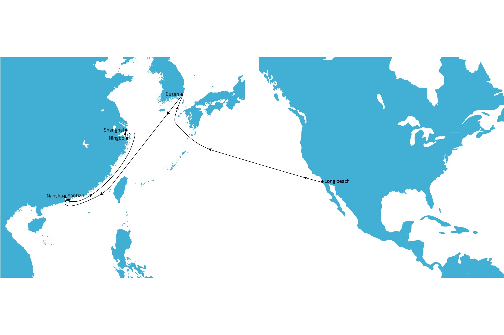 TP2 Westbound Map