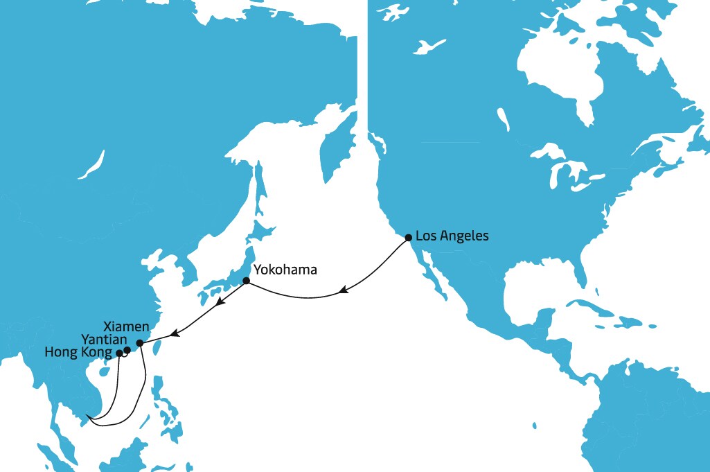 TP6 Westbound Map