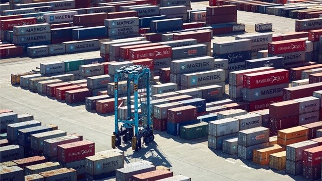 Containers at the terminals