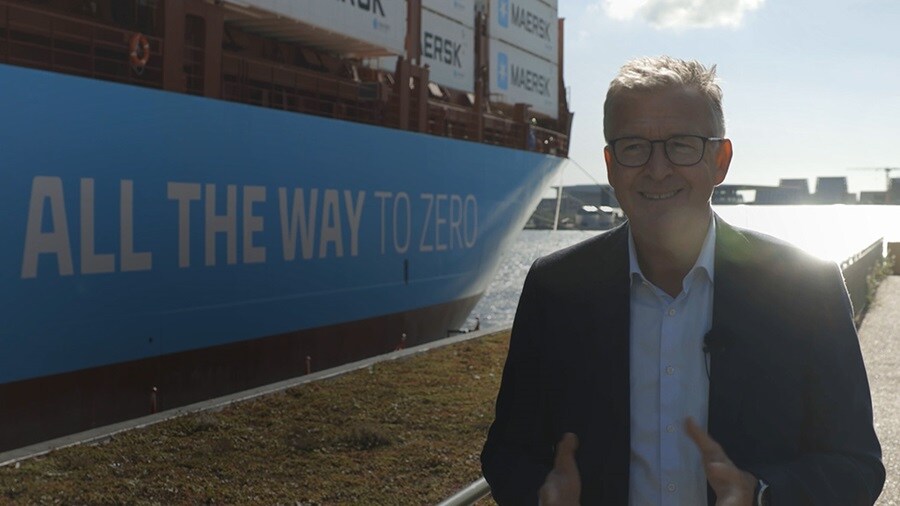 Joachim Zelow portrait at a port