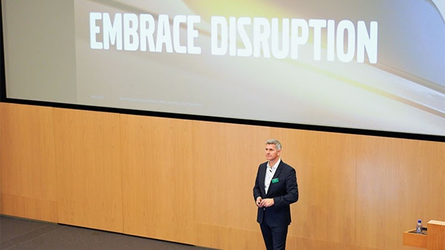 Speaker at an event