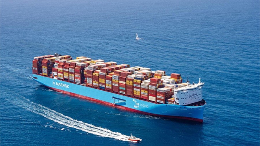 maersk ship sailing