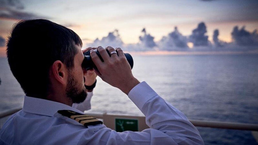 Person in a white uniform