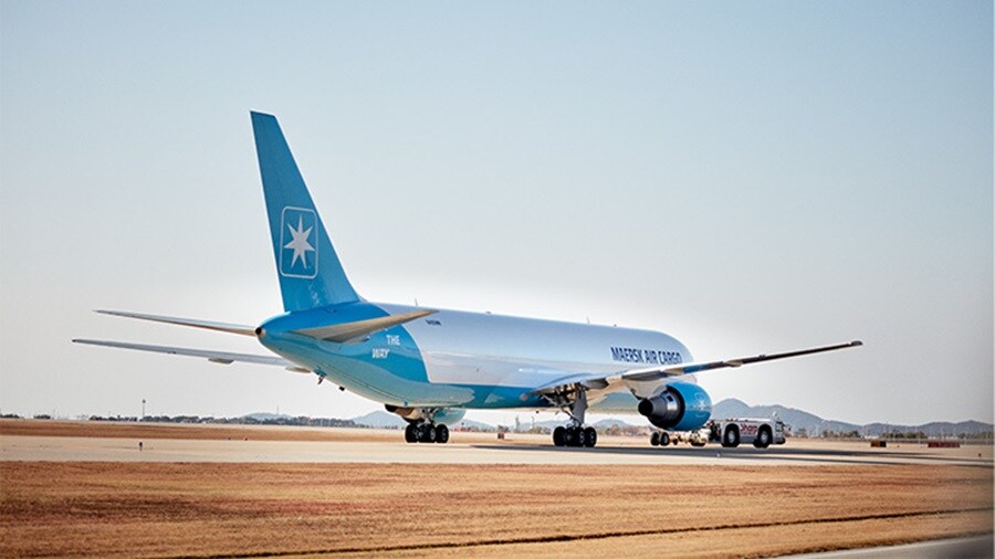 Airplane on the runway
