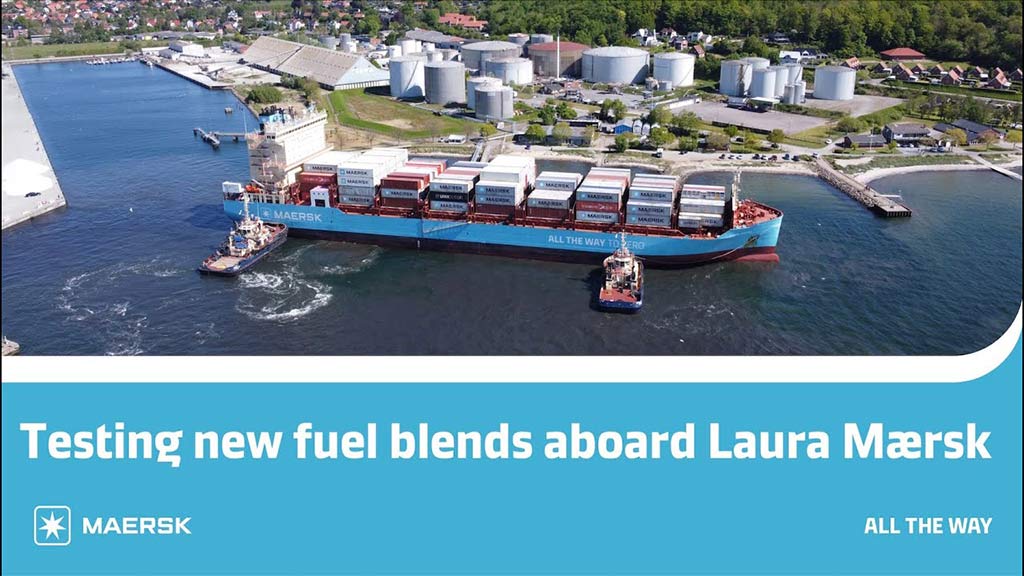 Laura Maersk at Aabenraa port