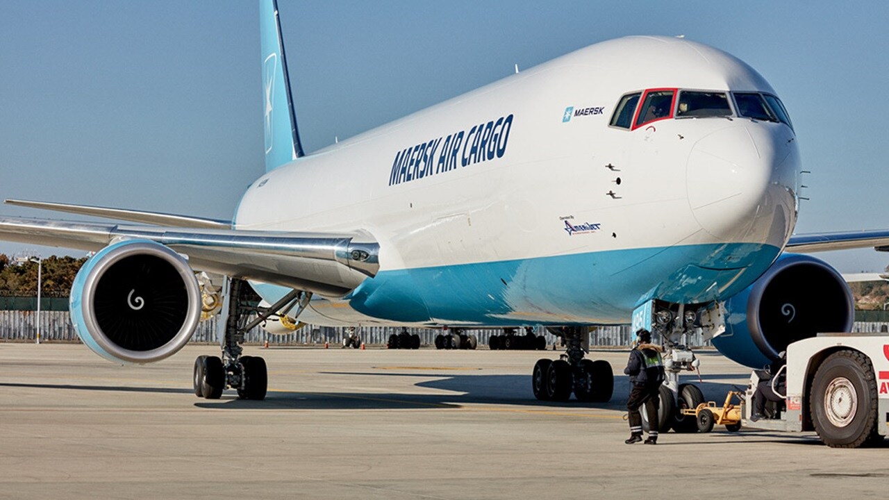 Maersk Air Cargo Boeing 767 Freighter at airport
