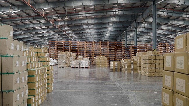 Maersk warehouse in Bangladesh