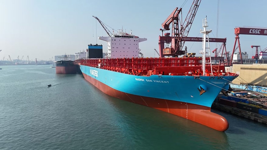 Maersk San Vincent at yard